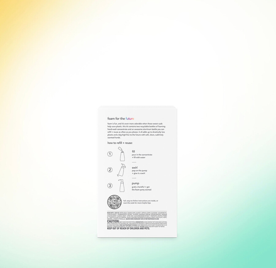 schaumseife für die hände starterset mit konzentraten