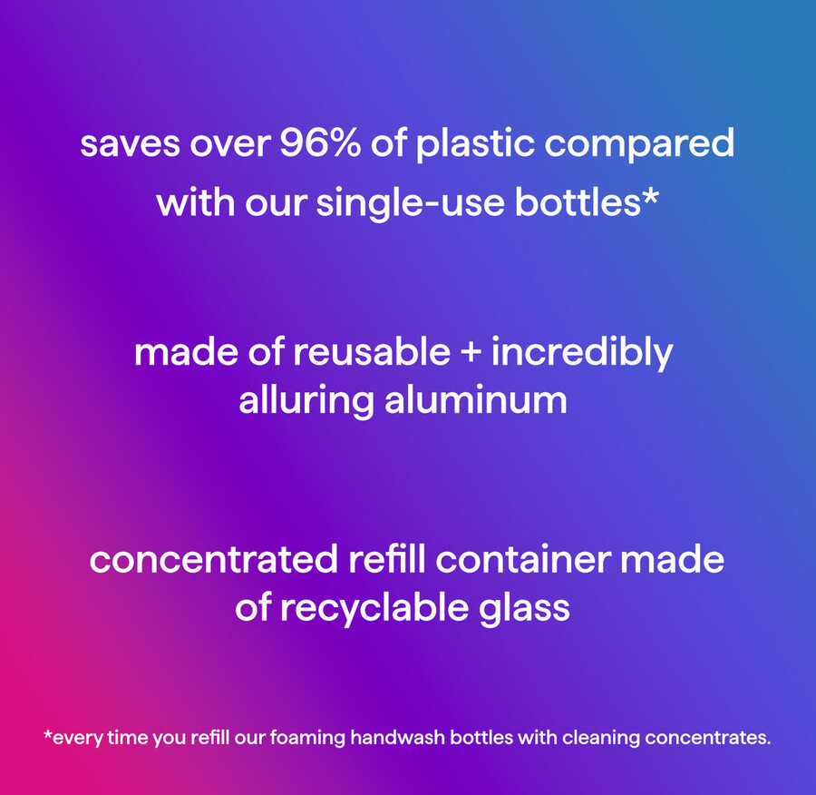 schaumseife für die hände starterset mit konzentraten