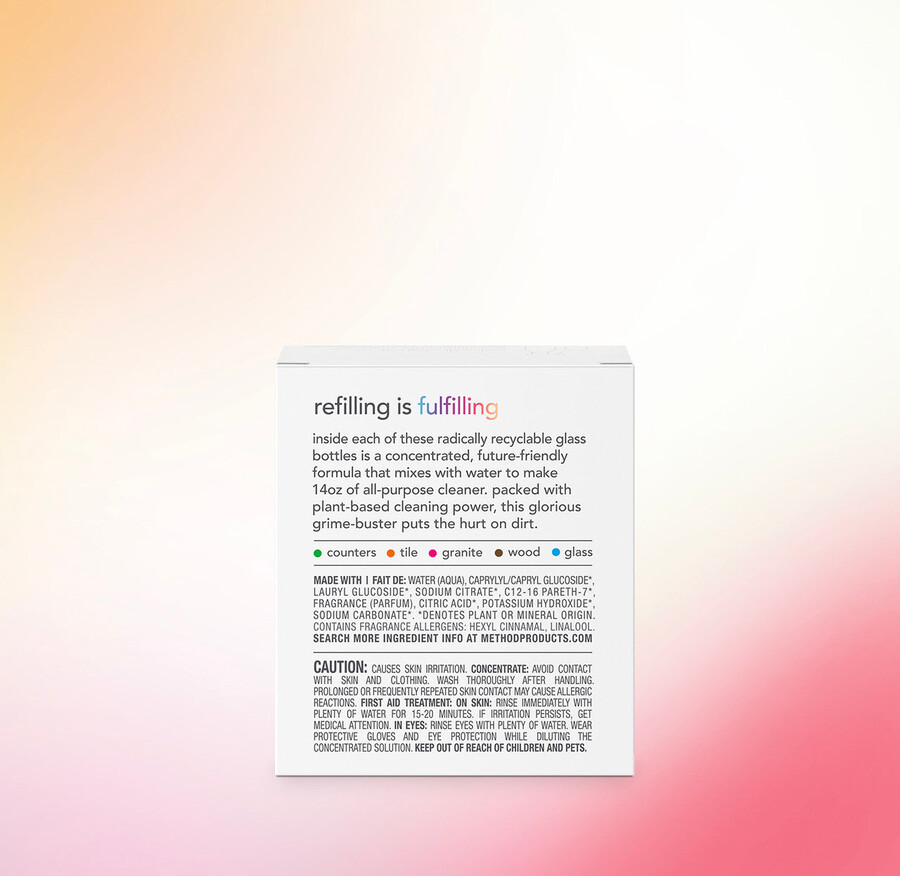 allzweckreiniger 2er-pack konzentrierte nachfüllpackung