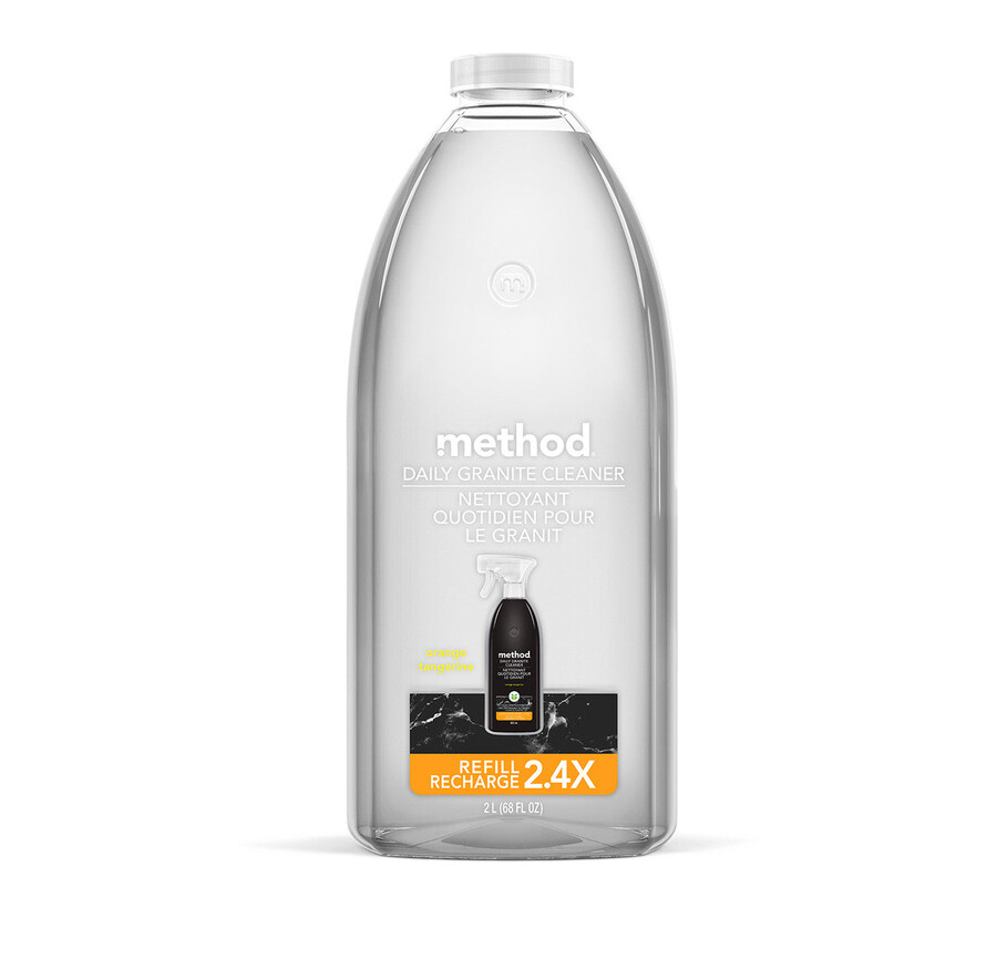 nachfüllen des täglichen granitreinigers