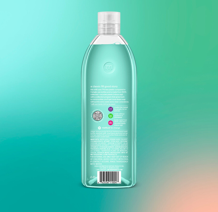 nachfüllpackung für schäumende handseife