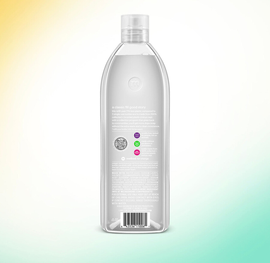 nachfüllpackung für schäumende handseife