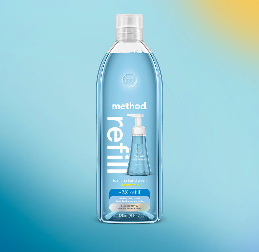 nachfüllpackung für schäumende handseife